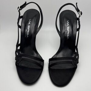 Via Spiga Elegant Black D'Orsay Heels